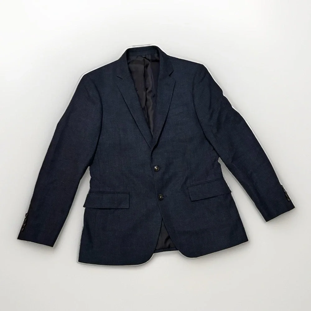 J. Crew Thompson Slim Fit Blazer Mens 38S Navy Suit Jacket NWT $398 CA455